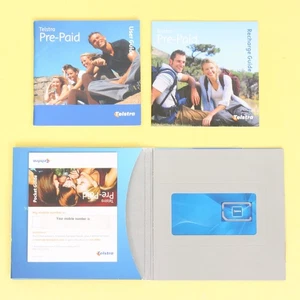 Vintage Telstra GSM Prepaid Mobile SIM Card Starter Kit (Collectable) - Photo 1 sur 4