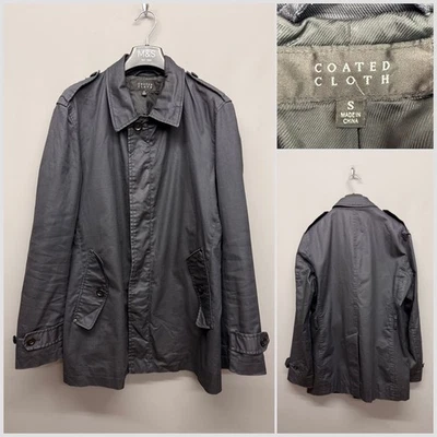 Jaqueta masculina UNIQLO azul marinho algodão concha pequena moda retrô outono inverno casual - Imagem 1 de 4