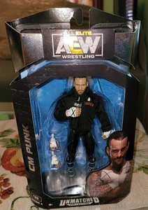 NUEVO ~ Figura de acción Jazwares AEW colección inigualable serie 4 CM Punk #25 - Imagen 1 de 2