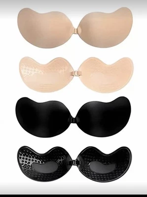 Sujetador push-up de gel adhesivo autoadhesivo de silicona sin tirantes sin espalda invisible Foto 1 de 2