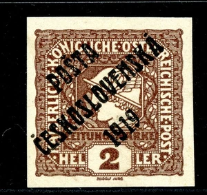 Czechoslovakia 1919 Semipostal Scott #B27 Mint M590 - Picture 1 of 6