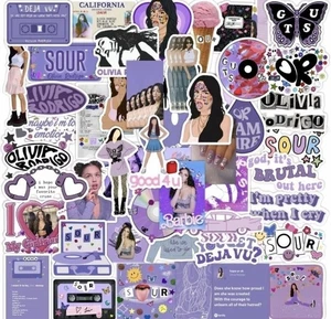 50PCS Olivia Rodrigo Singer Stickers Waterproof Vinyl Stickers For Laptops, Tumb - Picture 1 of 1