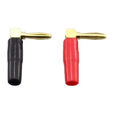 Gold Plated 4mm Banana Connectors for Tighter Speaker Wire Connections - Image 1 of 4