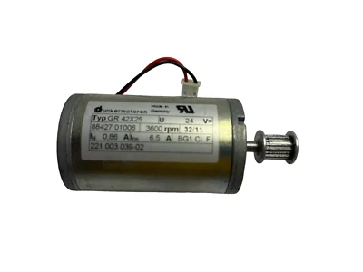 Unkermotorem 24 v, typ GR 42x25,3600rpm 32/11,0,86a - Image 1 of 3