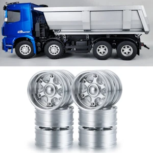 Cerchi ruota posteriore in lega di alluminio 1/2/4/6/8 pz per rimorchio 1/14 Tamiya trattore camion - Foto 1 di 17