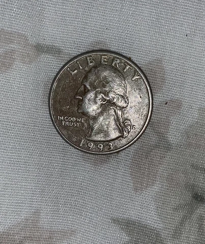 1993 D Quarter Error Cover