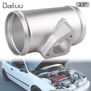 2.5" 63mm Mass Air Flow Sensor Adapter Mount MAF Intake Pipe Tube For Mazda 3/6 - Picture 1 of 11