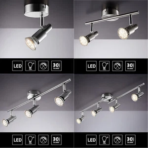 LED Deckenstrahler Wandlampe Deckenlampe LED Lampe Deckenspot 1-6 flammig GU10 - Bild 1 von 18