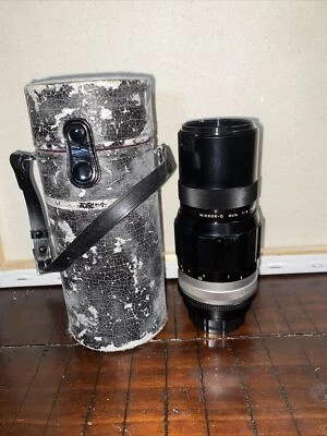 De colección Nippon Kogaku Nikkor Q Automático 1:4 f=20 Cm Para Cámara Nikon Con Estuche Foto 1 de 4