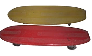 VINTAGE Skooter Skateboard Pro-Class Trucks ACEX INTL INC Lot of 2 Red + Yellow - Picture 1 of 21
