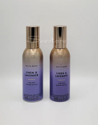 Bath & Body Works Linen and Lavender Concentrated Room Spray 1.5 oz Set of 2 New
