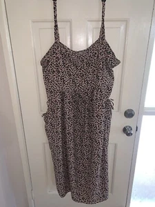 FullI Outfit asos Animal Print Dress Size UK 24 Includes Accessories As Per Pics - Picture 1 of 23