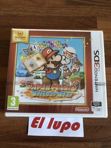 PAPER MARIO STICKER STAR NINTENDO SELECTS 3DS NEUF SOUS BLISTER VF - Picture 1 of 2