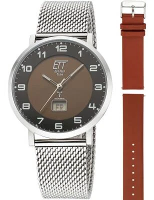 ETT Eco Tech Time EGS-11624-22MS Herrenuhr Atacama Solar Funkuhr - Bild 1 von 4
