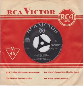 ELVIS PRESLEY- MARGUERITA -GREEK 45 - Picture 1 of 4