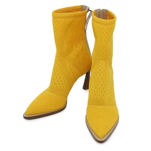 FENDI knitted boots Size 36 Knit Yellow - Picture 1 of 10