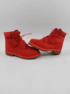Timberland Premium 6" 50th Anniversary Red Size 6 Women's - Picture 1 of 8