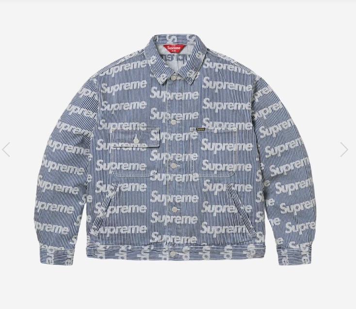 Supreme Striped Regular Size Coats, Jackets & Vests for Men Supreme Striped Regular Size Coats, Jackets & Vests for Men