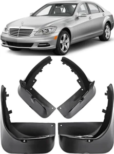 Genuine Set Splash Guards Mud Flaps For 2007-2013 Mercedes Benz S Class W221 - Picture 1 of 12
