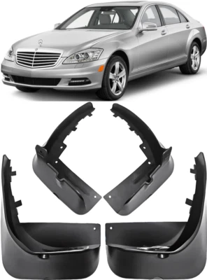 Genuine Set Splash Guards Mud Flaps For 2007-2013 Mercedes Benz S Class W221 - Image 1 of 4
