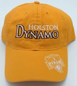 MLS Houston Dynamo Slouch Curved Brim Adjustable Fit Hat Cap NEW! - Picture 1 of 3