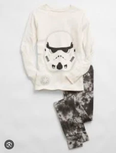 Size 12 - Gap Kids Star Wars Stormtrooper 2 Piece Pajama (PJ) Set | Long Sleeve - Picture 1 of 5