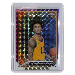 2023-24 Topps Chrome Jalen Hood-Schifino RC Purple Geometric /119 LA Lakers - Picture 1 of 2