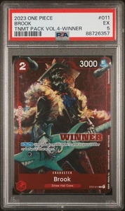 One Piece Brook Promo ST01-011 Tournament Pack Winner Vol. 4 PSA 5 - Picture 1 of 2