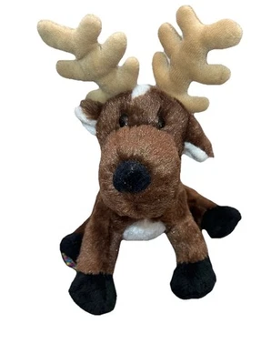 Ganz Webkinz Reindeer Moose Plush Stuffed Animal Brown Soft Toy HM137 No Code - Image 1 of 4