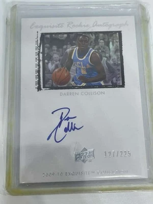 2009-10 Upper Deck Exquisite Rookie Autograph Darren Collison #127/225 UCLA - Image 1 of 3