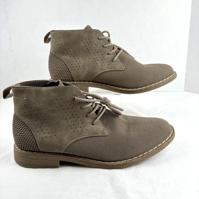 Steve Madden Bernard Bota Textil Desnudo/Taupe Niños Talla 5/Mujeres 6.5 Nueva Sin Caja Foto 1 de 4