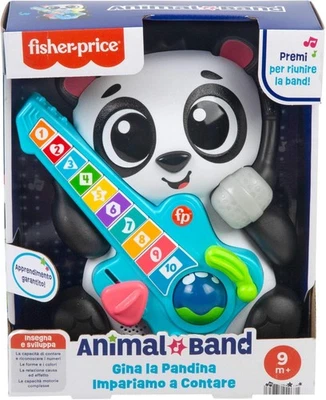 Fisher Price HYL03 Animal Band Gina la Pandina Impariamo a Contare interattivo c - Immagine 1 di 4