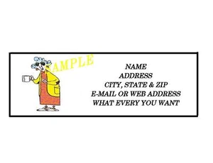 MAXINE ADDRESS LABELS COOL!!! #1 - Picture 1 of 1