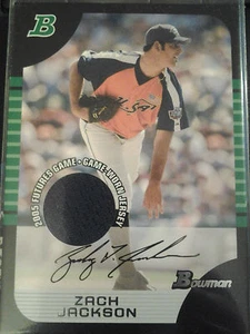 2005 Topps Bowman #BDP123 Zach Bowman Jersey Card Mint - Imagen 1 de 1