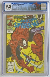 EL ASOMBROSO HOMBRE ARAÑA #345 MAR 91 CGC 9,8 MARVEL COMICS CLETUS KASADY CARNAGE - Imagen 1 de 2