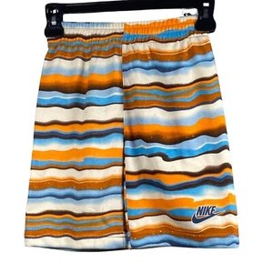 Nike Boys Fleece Striped Jogger Shorts Size L 6-7 Years Multicolor NWT - Picture 1 of 6