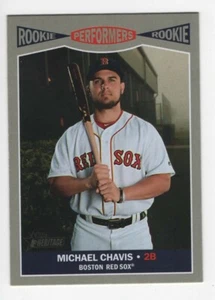 2019 Topps Heritage - ROOKIE PERFORMERS MICHAEL CHAVIS BOSTON RED SOX #10 - Photo 1/4