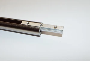 Verbinder für runde Gardinenstangen und Vorhangschienen mit 6 mm Innenlauf - Bild 1 von 2