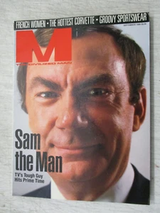 M THE CIVILIZED MAN MAGAZINE SEPT 1989 SAM DONALDSON JOURNALIST FRENCH WOMEN - Picture 1 of 2