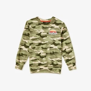 Sudadera de lana blanqueada para niños manga larga cuello redondo, grande 10-12 - Imagen 1 de 3