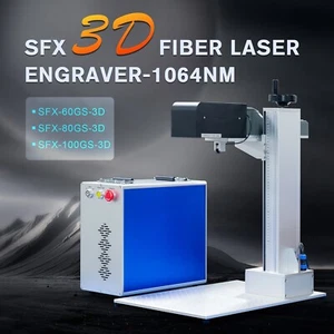 80W 3D Fiber Laser Marking Machine FEELTER 3D Dynamic Focus System Laser Marker - Picture 1 of 12
