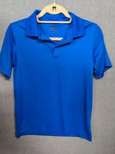 Slazenger Uniforms Polo Shirt Boy's Large Royal Blue Dri-fit - Picture 1 of 7