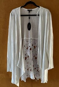 Cupio Woman 1X New With Tags /ivory Open Front - Picture 1 of 9