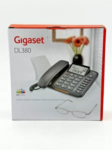 Gigaset DL380 schwarz - Schnurelefon ohne Anrufbeantworter - Bild 1 von 2