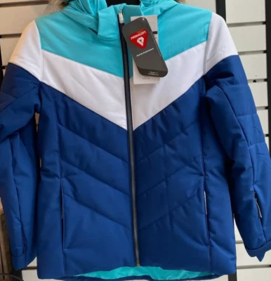 Jaqueta de Esqui Spyder Junior Girls Lola - Tamanho 18 - Azul - Nova Com Etiquetas! - Imagem 1 de 2