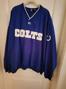 NFL Team Apparel Indianapolis Colts Blau Pullover Windbreaker Herren Gr. 2XL - Bild 1 von 2