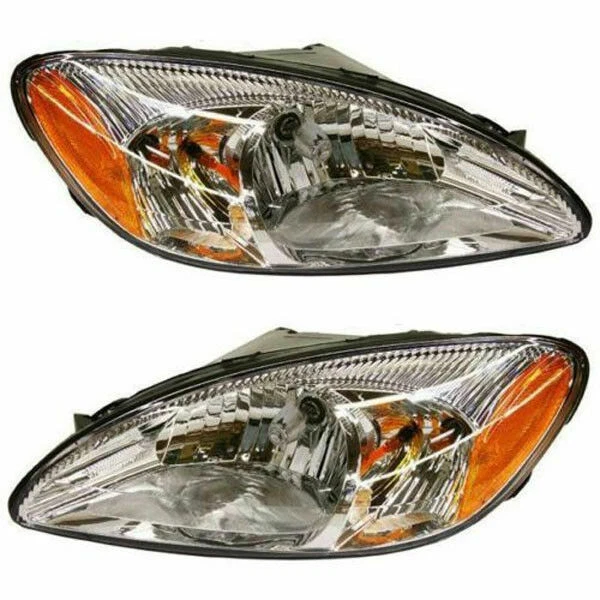 Juego de 2 conjuntos de faros laterales para conductor y pasajero para Ford Taurus 2000-2007 Foto 1 de 4