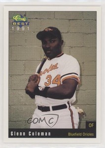 1991 Classic Best Bluefield Orioles Glenn Coleman #14