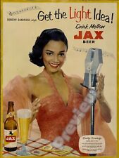 Dorothy Dandridge Jax Beer Vintage Drink Advert Print Poster Wall Art Picture A4