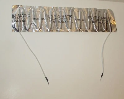 BUNN-O-MATIC Calentador de Manta, Elemento, 44 Vatios 120v, 20315.0001 Foto 1 de 2